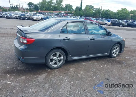 2011 Toyota Corolla S from USA, damaged, VIN 2T1BU4EE0BC754713